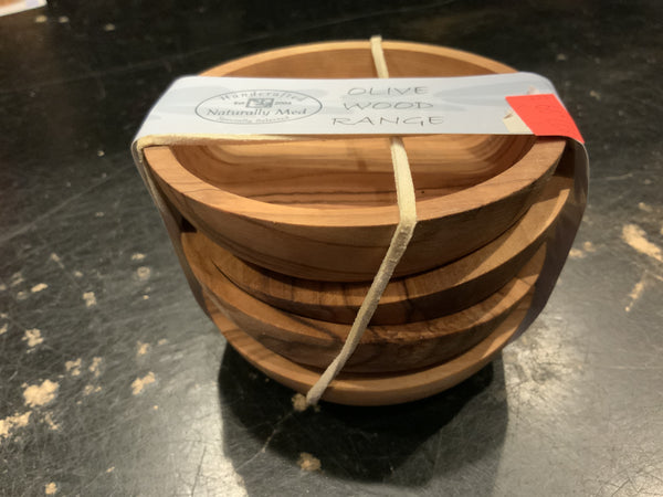 4 Round Dipping Bowls