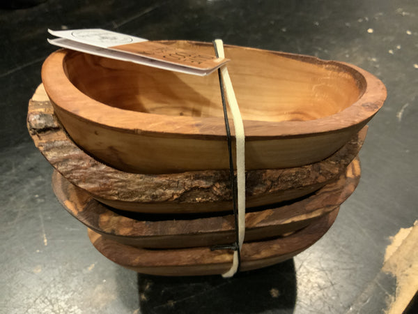 4 Rustic Dipping Bowls