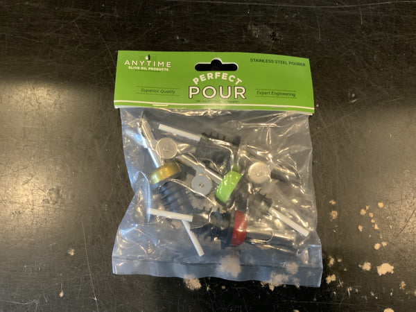 Stainless Steel Weighted Pourer 4 Pack