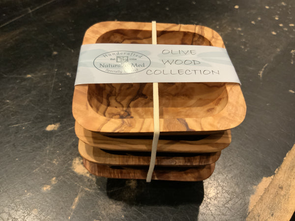 4 Square Dipping Bowls