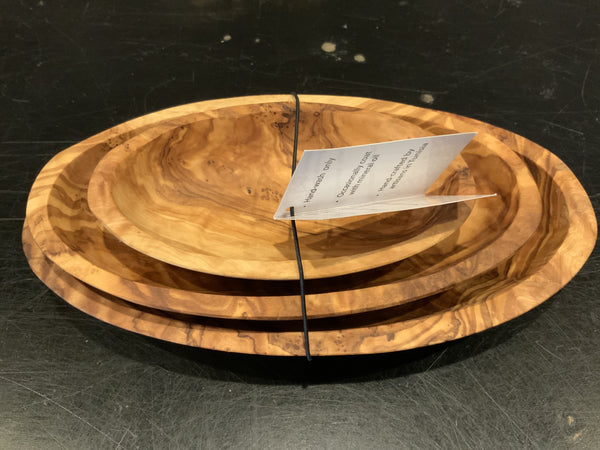 3 Stackable Oval Dishes