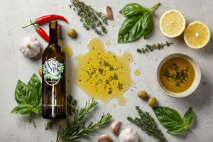 Infused EVOO - With VSOP Bottle
