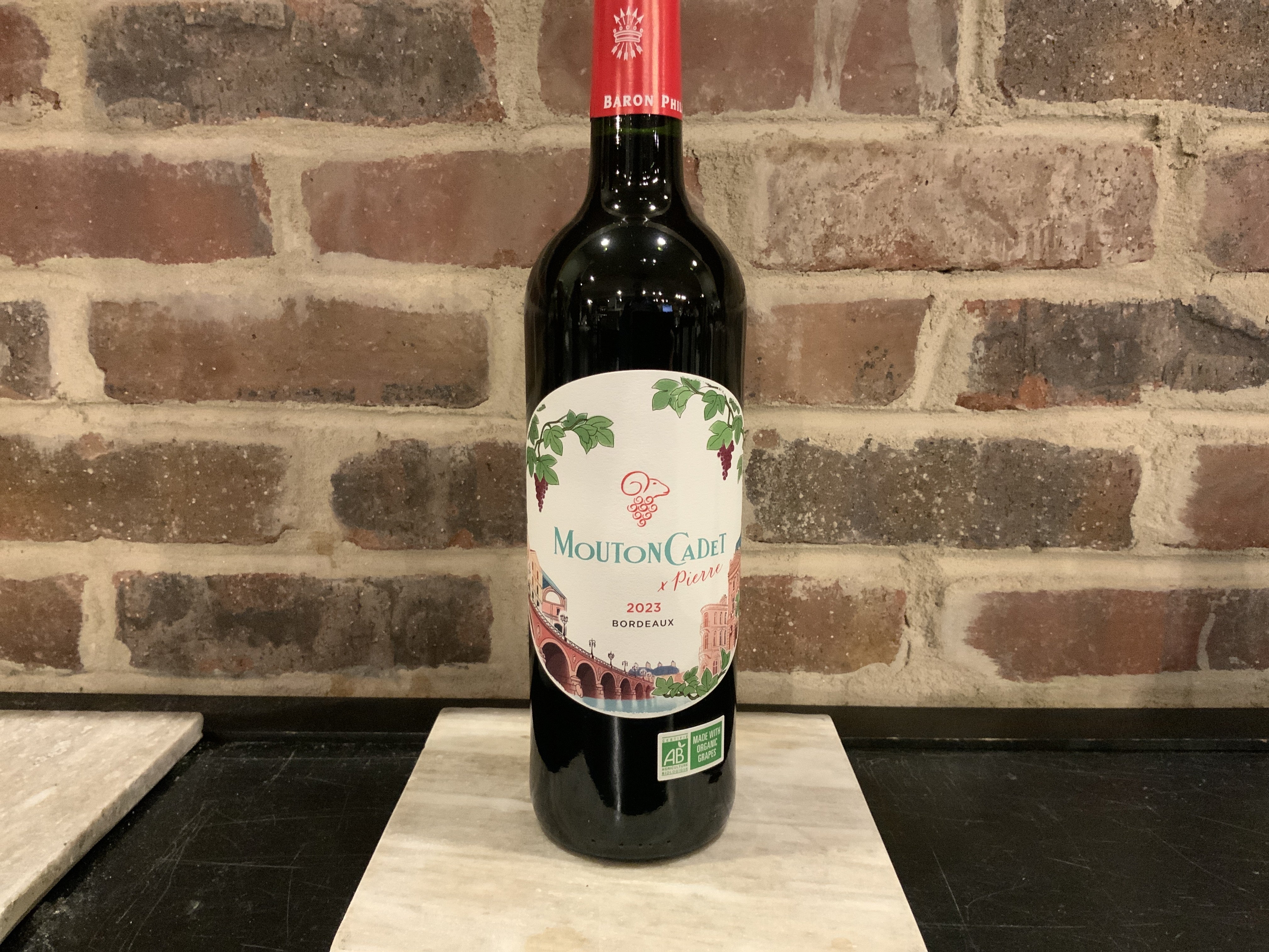 Mouton Cadet Pierre Organic Bordeaux Rouge – VSOP Taproom