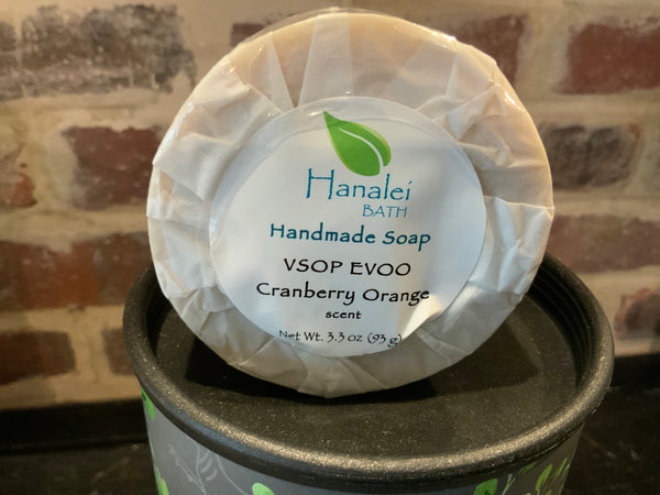 Cranberry Orange EVOO Soap 3.3 oz