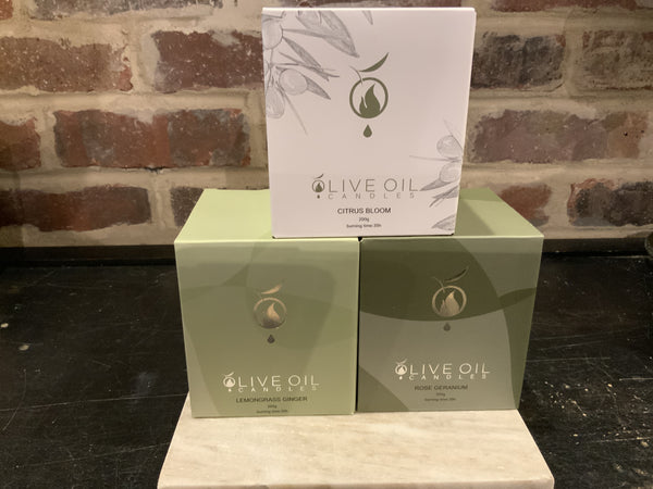 Olive Oil Candles