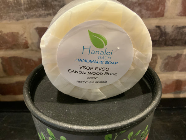 Sandalwood Rose EVOO Soap 3.3 oz