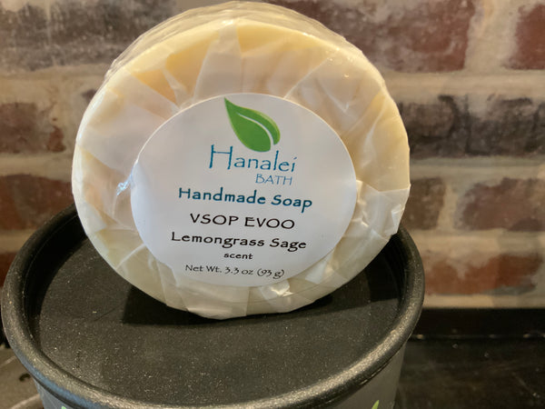 Lemongrass & Sage EVOO Soap 3.3 oz