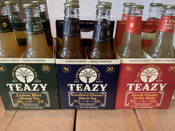 Teazy 5 mg THC Infused Iced Tea 4-Pack