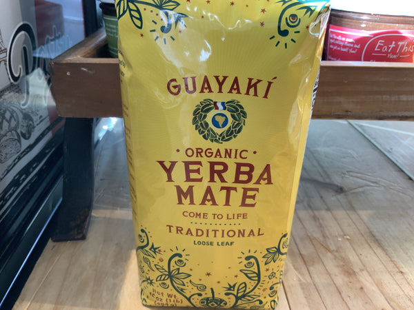 Guayaki Organic Yerba Mate Loose Leaf Tea 1 lb Bag