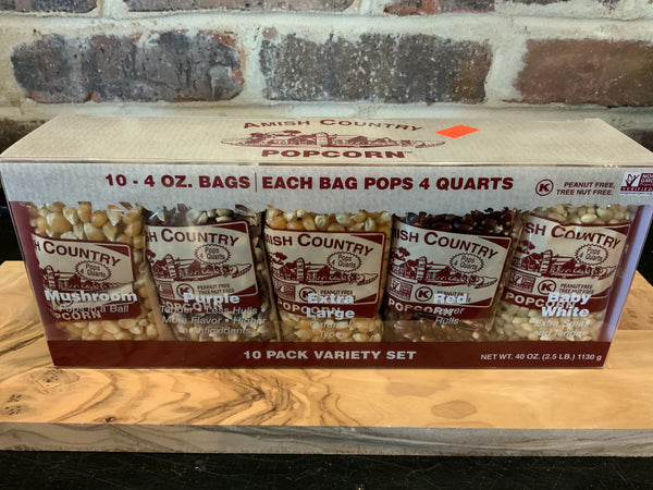 Popcorn 10 Pack Variety Set (4 oz bags)