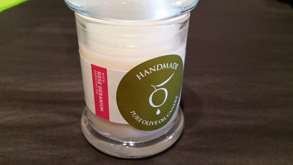 Rose Geranium EVOO Candle